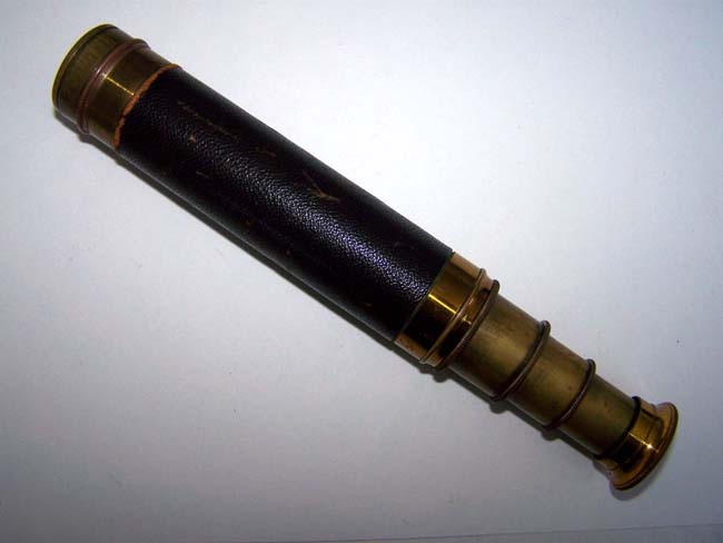 A Good Small Civil War era three-draw Telescope